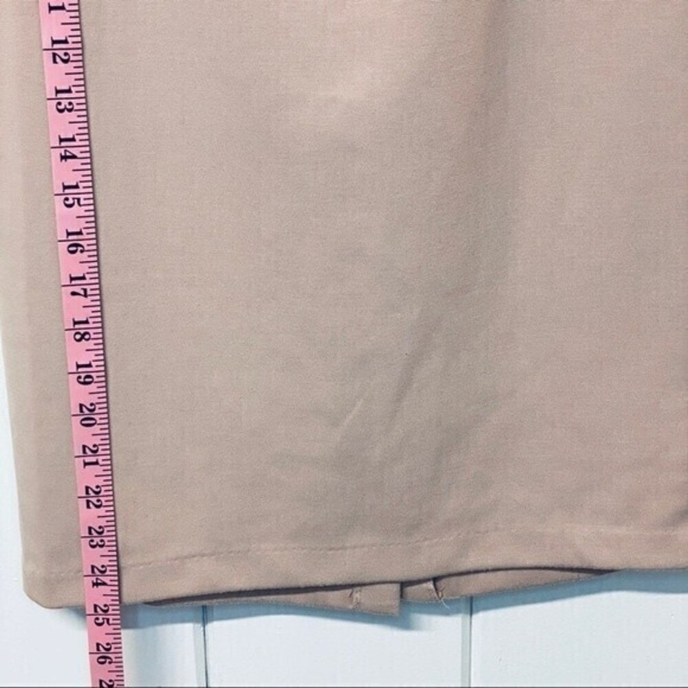 Philosophy Women’s Pencil Skirt with elastic waist, Size 2,‎ Blush Cream Color * - Picture 4 of 7